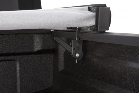 Soft Tri-Fold Tonneau Cover EZ-Fold For Jeep 2020-2024 Gladiator 5.0 Foot Black Diamond Tailgate Spoiler Not Included Bestop