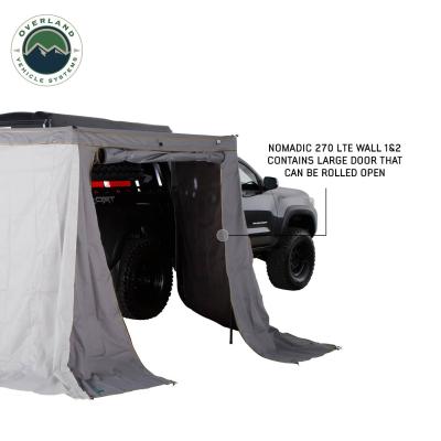 Nomadic Passenger Side Walls 1 & 2 270 LTE Awning Wall Kit Overland Vehicle Systems
