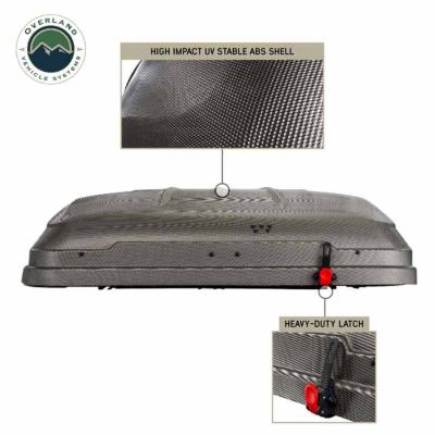 HD Bundu 2 - Hard Shell Roof Top Tent, 2 Person, Grey Body and Black Rainfly Overland Vehicle Systems