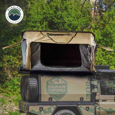 HD Bundu 2 - Hard Shell Roof Top Tent, 2 Person, Grey Body and Black Rainfly Overland Vehicle Systems