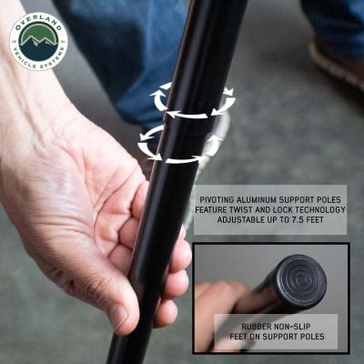 Nomadic 270 LTE Passenger Side 270 Degree Awning Overland Vehicle Systems