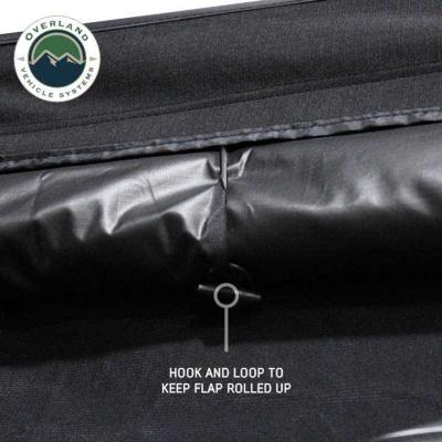 XD Nomadic 270 - Awning Wall 1 W/Black Out, Driver Side, Black Body, Black Trim W/Storage Bag Overland Vehicle Systems