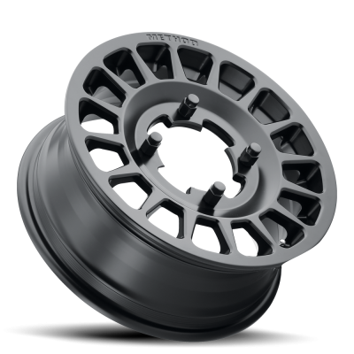 Aluminum Wheels 15x6 MR407 Bead Grip UTV Bolt Pattern 5 On 114.3 Offset 51 Lip Size 0 Matte Black MB Method