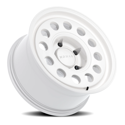 Aluminum Wheels 16x8 501SA Convoy Salt White 5 On 139.7 Bolt Pattern 106.5 Bore -10 Offset Nomad Wheels