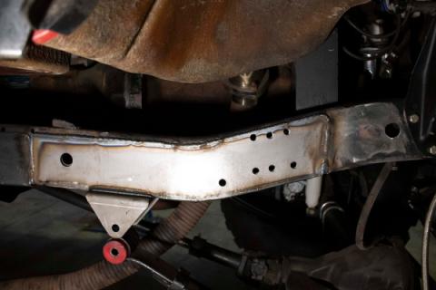 Rust Buster 1976-1986 Jeep CJ5, CJ7 &amp; CJ8 Forward Frame Section with Front Leaf Spring Mount RB1012
