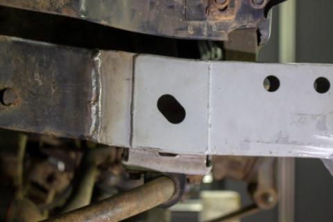 Rust Buster 1987-1995 Jeep Wrangler YJ Front Frame Shackle Mount Section RB2004