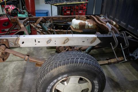 Rust Buster 1988-1998 Chevy & GMC C/K 1500 & 2500 6FT Bed Rear Over-Axle Frame Section RB7304