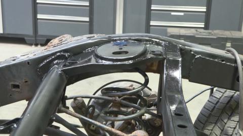 Rear Upper Coil Spring Bucket and Shock Mount For FJ Cruiser and 4Runner Passenger Side Rust Buster Frameworks