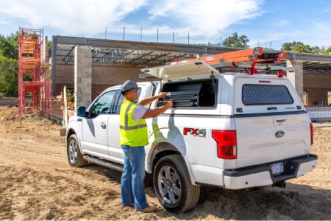 Truck Bed Drawer Drawer-Bin Full-Size EVO and EVOc Applications 5.5 Foot or 6.5 Foot Bed Left Side Mount SmartCap(R) ‚Дц–о—Ь‚Дм–ж‚Дм—о Fits Caps w/Serial #'s ending in "MB" "WH" or "SA"