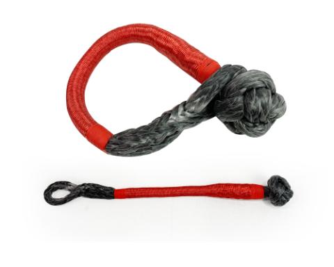 Soft Shackle Recovery Ring Combo Pack - 45,000 lb - Black Overland Vehicle Systems