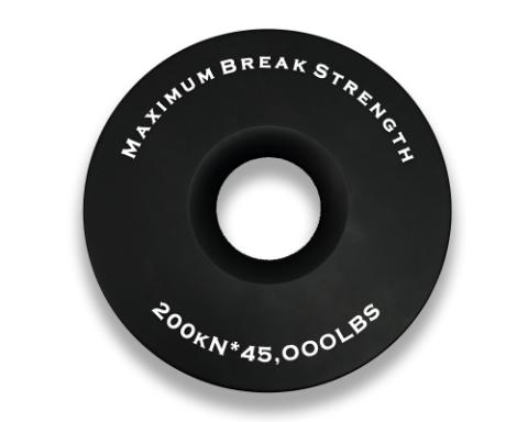 Soft Shackle Recovery Ring Combo Pack - 45,000 lb - Black Overland Vehicle Systems