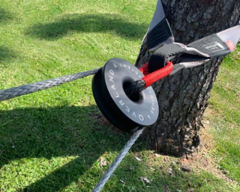 Soft Shackle Recovery Ring Combo Pack - 45,000 lb - Black Overland Vehicle Systems