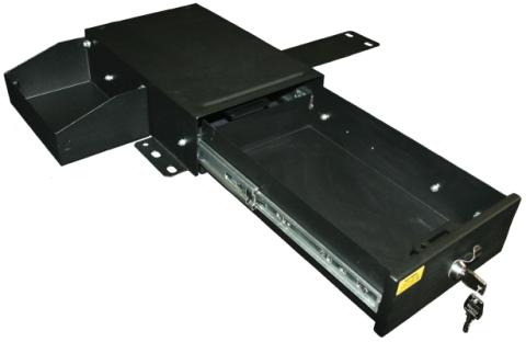 Front Passenger Side Underseat Drawer - 66-77 Bronco Black Tuffy Security Products