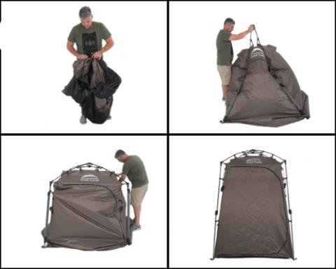 OVS Instant Portable Pop Up Shower Tent With Storage Bag Overland Vehicle Systems