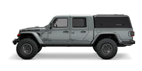 Gladiator Truck Bed Cap SmartCapEVOa Adventure Matte Black 20-Up Jeep Gladiator 5 Foot Short Bed SmartCap