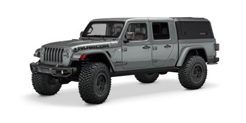 Gladiator Truck Bed Cap SmartCapEVOa Adventure Matte Black 20-Up Jeep Gladiator 5 Foot Short Bed SmartCap
