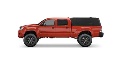 Tacoma Truck Bed Cap SmartCapEVOa Adventure Matte Black For 05-15 Toyota Tacoma 6 Foot Standard Bed RSI SmartCap
