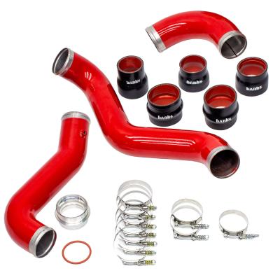 Boost Tube Upgrade Kit Red Powder Coated (Set) for 17-19 Chevy/GMC 2500/3500 6.6L Duramax L5P Banks Power
