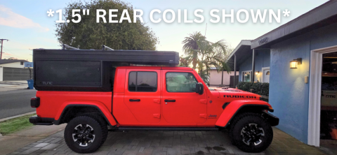 Jeep Gladiator 1.5 Inch Triple Rate Rear Coil Springs 2020+, JT Clayton Off Road