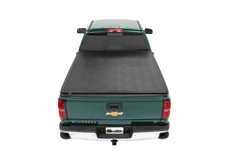 EZ-Roll Soft Tonneau Cover For 2004-2007 Silverado/Sierra 1500 5.8 Foot Black Tailgate Spoiler Not Included Bestop