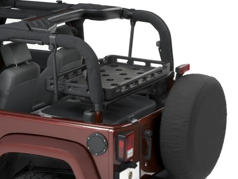 Universal Tray For Jeep Wrangler JK/TJ/YJ 43x23x4 Black Polymer Compsoite Bestop