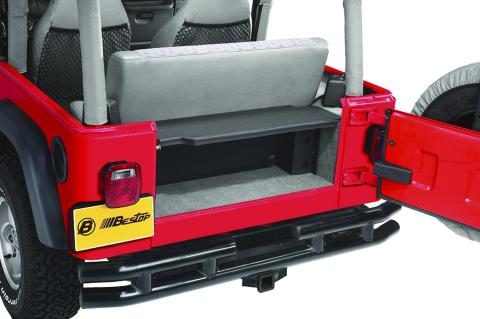 Jeep Instatrunk Modular Kit For Jeep 1987-1995 Wrangler YJ Black Textured Kit Bestop