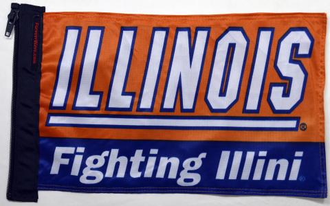 Illinois Flag Forever Wave