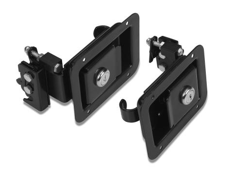 Jeep Door Handle Latches For Jeep 1987-1995 Wrangler YJ Black Steel Bestop