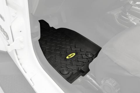 Jeep Gladiator Front Floor Mats For Jeep 2020-2024 Gladiator Black Pair Bestop