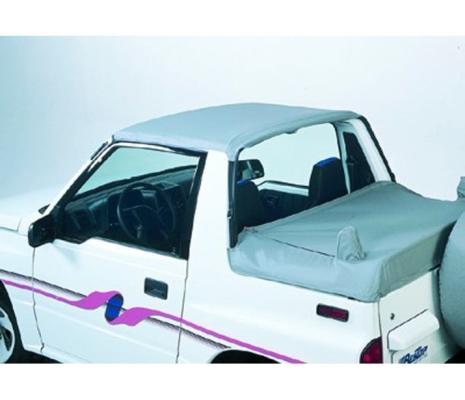 GEO Tracker/Suzuki Sidekick Bikini Top Strapless Standard Targa Style Bikini Top For Geo/Suzuki 1995-1998 Tracker/Sidekick Black Denim Bestop