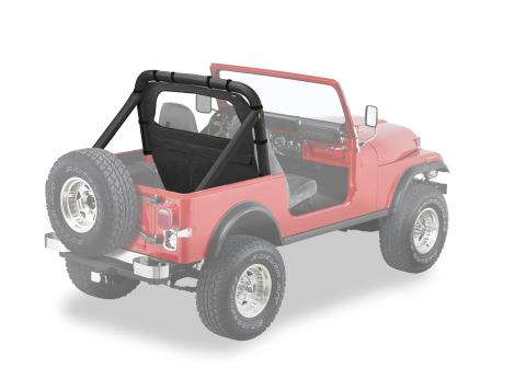 Standard Windjammer For Jeep 2007-2018 Wrangler JK 2 Door Black Crush Bestop