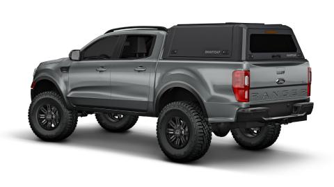 Tacoma Truck Bed Cap SmartCapEVOa Adventure Matte Black For 24-Present Toyota Tacoma 6 Foot Standard Bed RSI SmartCap