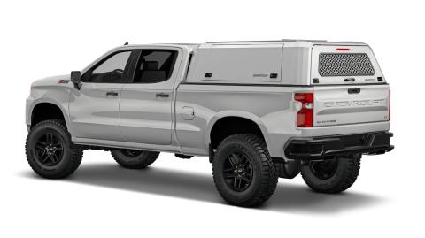 Tacoma Truck Bed Cap SmartCap EVOc Commercial White For 24-Present Toyota Tacoma 6 Foot Standard Bed RSI SmartCap