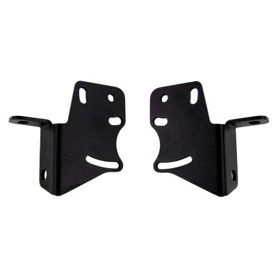 Bronco Steel Front Bumper 30In Center Light Mounting Bracket Kit Grimm Offroad