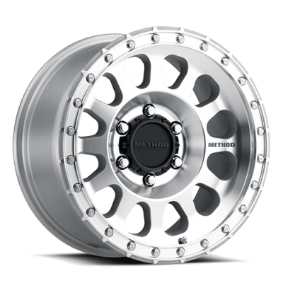 Aluminum Wheels 20x10 MR315 Bolt Pattern 6 On 135 Offset -18 Lip Size 3.27 Machined SL Clear Coat Method