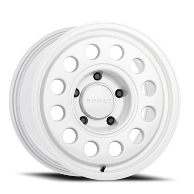 Aluminum Wheels 17x7.5 501SA Convoy Salt White 5 On 130 Bolt Pattern 78.1 Bore 50 Offset Nomad Wheels
