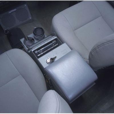 Deluxe Stereo Center Console Universal 8 Inch Wide Black Tuffy Security Products