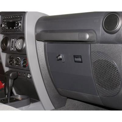 Glove Box - 07-18 Wrangler JK Locking Black Tuffy Security Products