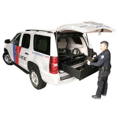 Tactical Gear SUV Security Drawer Universal Large Black Tuffy Security Products