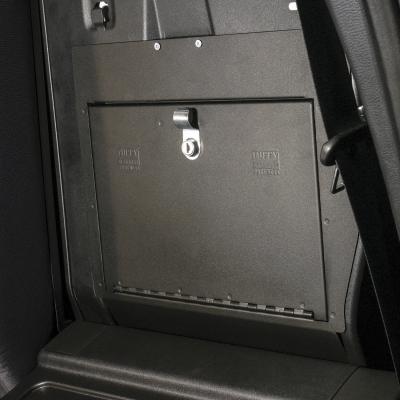 Rear Cubby Cover 05-22 Tacoma Crew Cab Black Tuffy Security Products