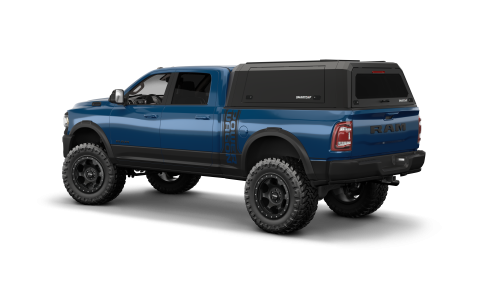 RAM 1500 Truck Bed Cap SmartCap EVOa Adventure Matte Black For 19-24 RAM 1500 5.7 Foot Short Bed SmartCap