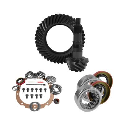 8.8 inch Ford 4.11 Rear Ring and Pinion Install Kit 2.99 inch OD Axle Bearings and Seals Yukon Gear & Axle