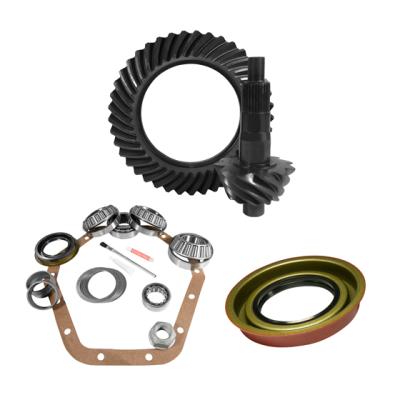 10.5 inch GM 14 Bolt 4.56 Thick Rear Ring and Pinion Install Kit Yukon Gear & Axle