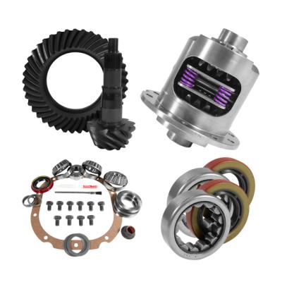 8.8 inch Ford 3.27 Rear Ring and Pinion Install Kit 2.25 inch OD Axle Bearings and Seals Yukon Gear & Axle