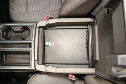 Console Safe 15-22 F-150 / 17-22 F-250/350 Super Duty w/ Flow-Thru Console Black Tuffy Security Products