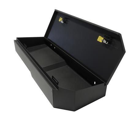 Rear Underseat Lockbox - 07-19 Silverado/Sierra 1500 19 Old Body Style} / 07-19 2500HD/3500HD w/ Crew Cab 60% Length Black Tuffy Security Products