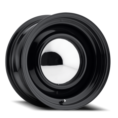 Steel Wheels 14x6 61B Black Smoothie Black 5 On 114.3  Bolt Pattern 6 Offset Allied Wheels