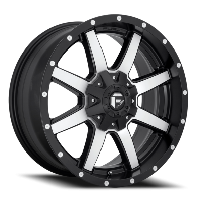 Aluminum Wheels 20X9 Maverick D537 5 On 139.7/5 On 150 Black Machined 110.3 Bore 1 Offset Fuel Off Road Wheels