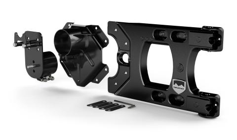 07-18 Wrangler JK Alpha HD Hinged Spare Tire Carrier & Adjustable Spare Tire Mount Kit 5x5 Inch TeraFlex