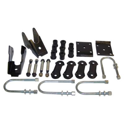 Rear Leaf Spring Mounting Kit for 87-95 Jeep YJ Wrangler w/ Dana 35 Rear Axle Crown Automotive